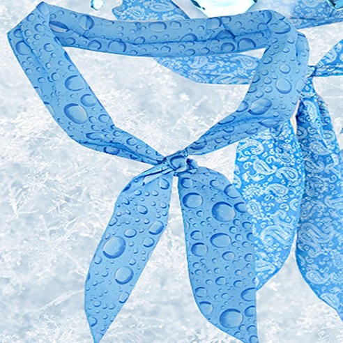 땀 걱정 없이 시원한 여름, 쿨링 스카프로 끝!