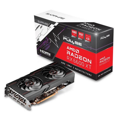 Sapphire PULSE Radeon RX 6600 XT GAMING OC 8G 그래픽 보드 11309-03-20G VD7833