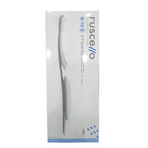 GC RUSCELLO 루셀로칫솔 5개입 1세트 성인칫솔, 5개 1팩, B10S(레귤러헤드 부드러운일반모)