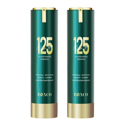 2P 보아코 펩타보르 125 에센스 프리미엄 와이딥 펩타이드 볼륨 에센스, 50ml, 2개
