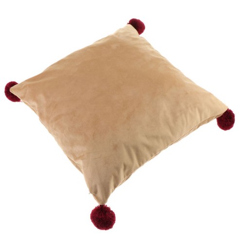솔리드 순수 컬러 Pillowcases 홈 장식 베개 케이스 18x18 인치, 설명, 브라운