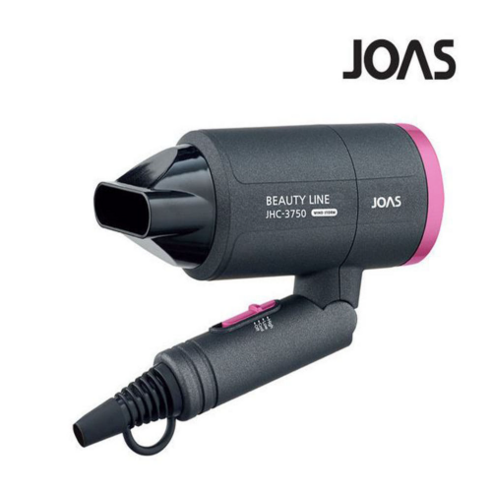 조아스 접이식 헤어 드라이기 JHC-3750 1300W, 혼합색상