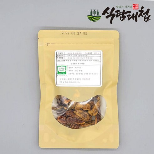 식탐대첩 반건조 유기농 무화과 말랭이 100g 3팩, 3개