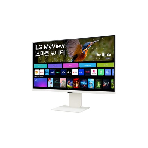 LG전자 32SR83U 32인치 스마트모니터 MyView IPS 광시야각 4K UHD 고해상도 webOS23 디자인 모니터 마이뷰 스피커 내장 스마트 컴퓨터 모니터, LG 32SR83U