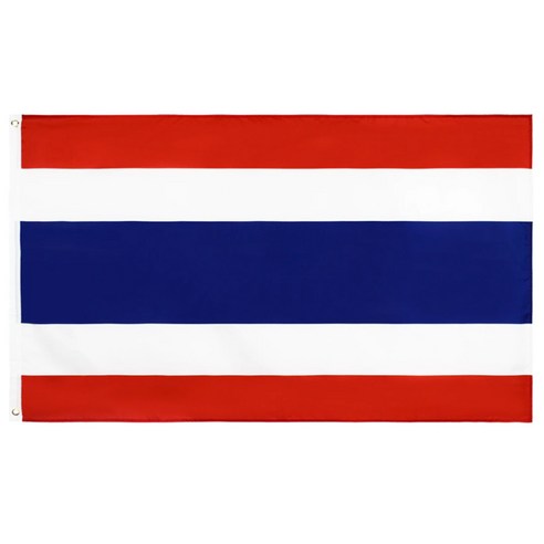 태국국기 Thailand flag 타일랜드 아시아 동남아시아 국기 인테리어 소품 용품, 150x90cm, 1개