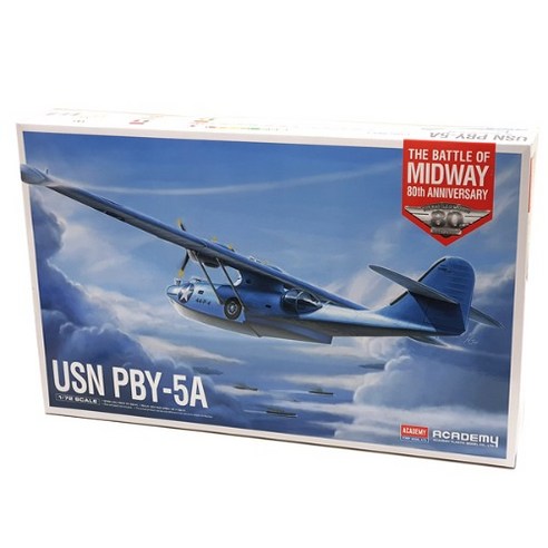 1:72 미해군 USN PBY-5A 미드웨이 해전 80주년 기념 프라모델(12573), 1개