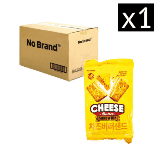 노브랜드 치즈 버터 샌드 190g 12개입 (1박스), 12개