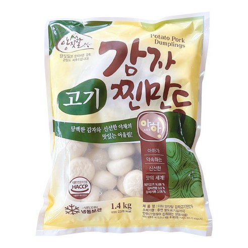 선비찬 아하감자고기찐만두1.4Kg*2봉 총 2.8Kg, 1.4kg, 2개