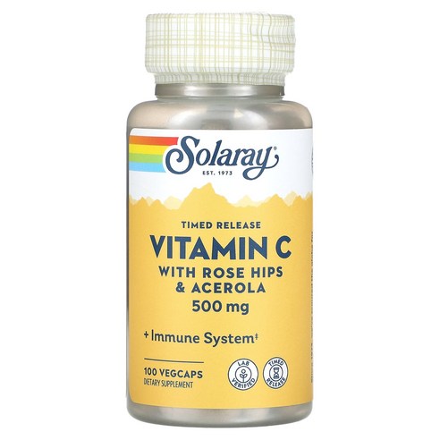 쏠라레이 비타민C 서방형 500mg 베지 캡슐 100정
