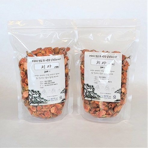 청운당농산 지리산 치자차 치자 열매, 300g, 2개