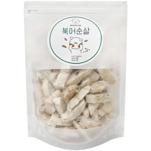 펫팩 동결건조 간식 북어 순살, 북어순살, 120g