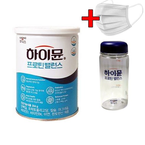 일동후디스 일동후디스 new 하이뮨 프로틴밸런스 6통+보틀1개+스푼3개, 304g, 6개