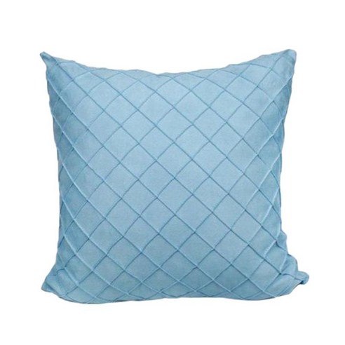 소파 소파 거실을 위한 베개 덮개 사각 연약한 던짐 베개 덮개, 라이트 Blue-45x45cm, 폴리 에스터