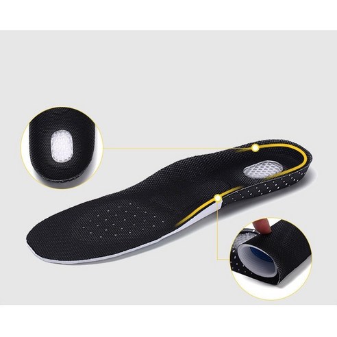 실리콘과 젤의 완벽한 조화로 발의 피로를 덜어주는 기능성 깔창