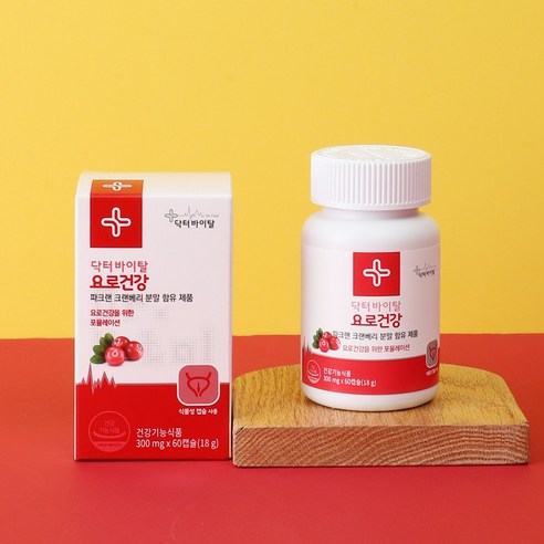 닥터바이탈 요로건강 60캡슐(1개월분) 크랜베리 방광영양제, 60정, 1개