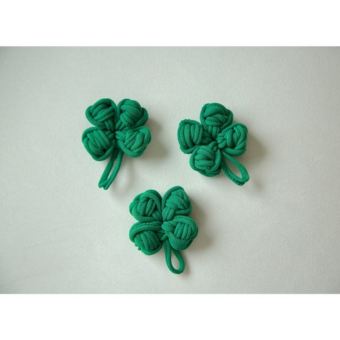 DIY 양말목 네잎클로버 키링 만들기 양말목공예