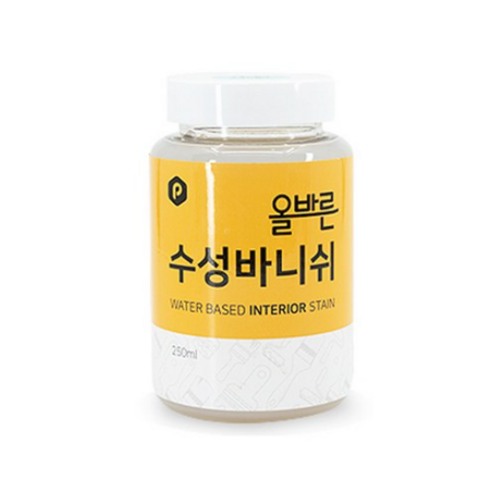 페인트인포 올바른 수성 바니쉬 250ml 반광, 1개