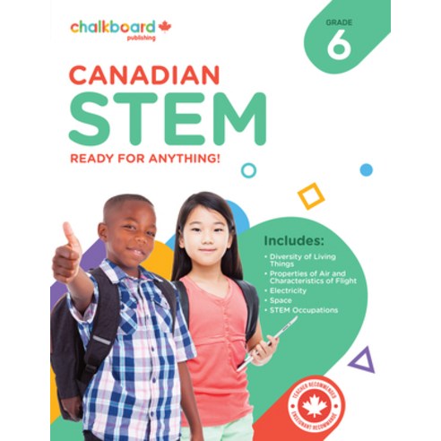 (영문도서) Canadian STEM Grade 6 Paperback, Chalkboard Publishing, English, 9781771054300