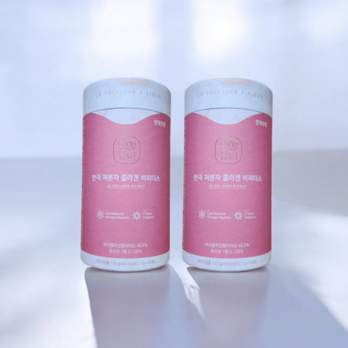 안국건강 저분자 콜라겐 비피더스, 132g, 2개