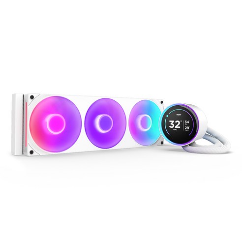 NZXT Kraken Elite V2 Series, WHTIE, 1개, 360 RGB