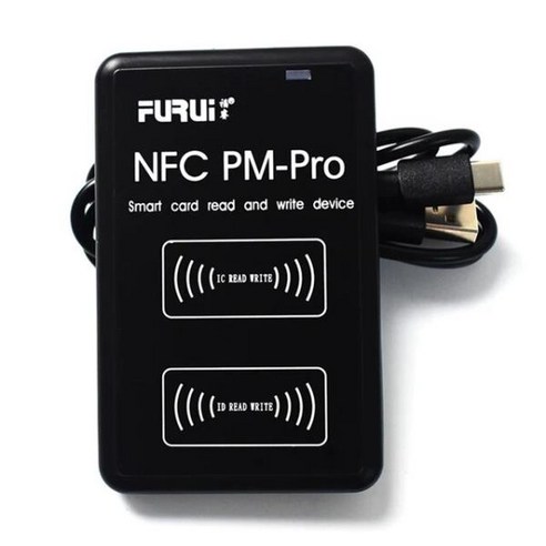 새로운 PM-Pro RFID IC/ID 복사기 복사기 Fob NFC 리더기 암호화된 프로그래머 USB UID 복사 카드 태그, [01] Black, 검은색, 01 black ic카드리더기 Best Top5