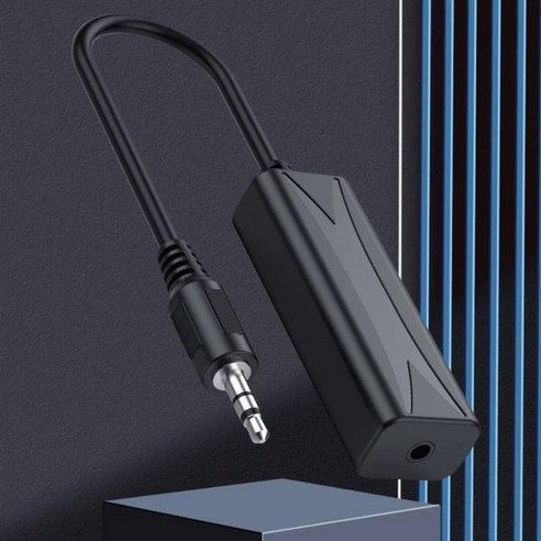 Bundwin 3.5mm Aux 오디오 노이즈 필터 접지 루프 아이솔레이터 자동차 스테레오 시스템 제거 홈 스피커 라인, [01] black