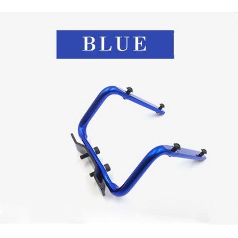 자전거 안장식 수하물 안정기 자전거 물병 케이지 고정 브래킷 알루미늄 합금 좌석 흔들림 방지 안장식 수하물 안정기, Blue