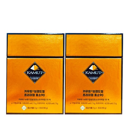 그레인온 카무트 브랜드밀 프리미엄 효소 90 3g x 30포, 2개, 90g