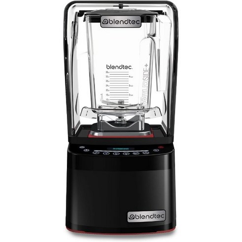 Blendtec Professional 800 스무디 냉동 음료용 WildSide Jar90온스 블렌더 가장 조용한 전문가 등급 파워 11단 터치 슬라이더 청소하기 쉽습니다 검, 1개