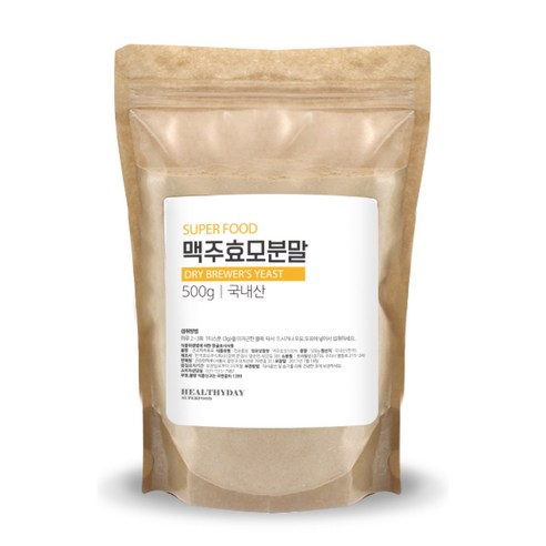 국내산 슈퍼 푸드 맥주 효모 분말, 1개, 500g