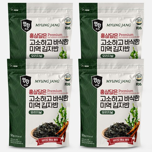 [명장] 스틱김자반 후리가케 홍삼 담은 미역 김자반으로 건강한 식단을 즐기세요