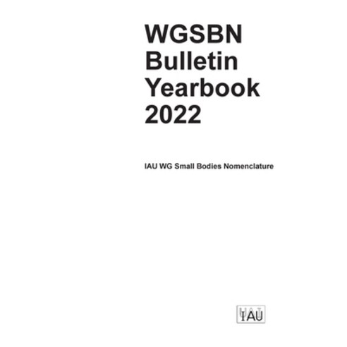 (영문도서) WGSBN Bulletin Yearbook 2022 Paperback, Wgsbn Publishing, English, 9798986433516