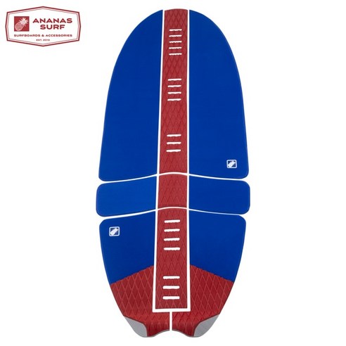 전동 서핑 보드 웨이크보드 전기 웨이크 스키보드 카이트 데크 카펫 패드 세트 미끄럼 방지 트랙션 프론트 테일 그립, 1.Bordo and Blue