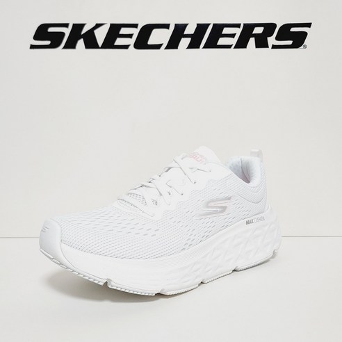 스케쳐스 맥스쿠셔닝 델타 **여성 ** 족저 근막염 소문난 쿠션 운동화 *** 신을수록 편한 여성 올 화이트 키 높이 강한 미끄럼 방지 폭신한 쿠션 제공 CH2001