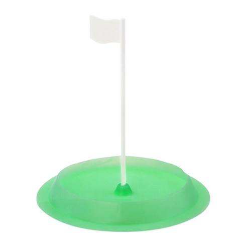 골프 퍼팅 컵 연습 구멍 플래그 실내 야외 퍼트 트레이너, 녹색, 실리콘