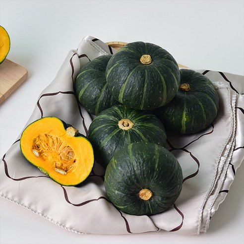 자연맛남 제주직송 미니 밤호박 단호박 2kg 4kg 8kg (특품), 01.미니 밤호박(단호박) 2kg (중품), 1개