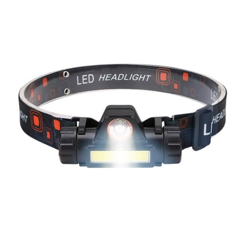 101 헤드랜턴 XPE COB LED, 1개