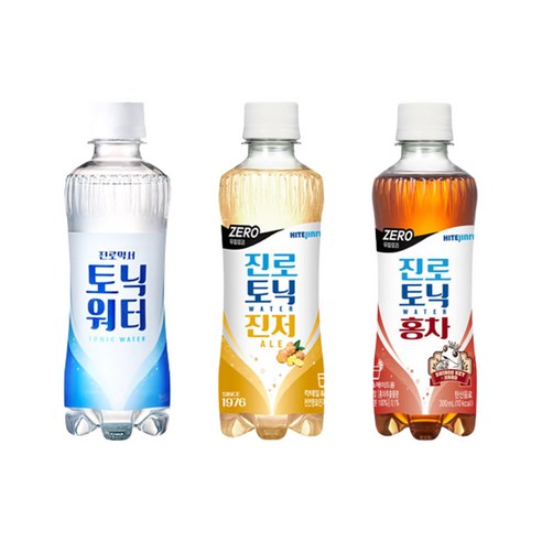 토닉워터 300ml 3종 혼합 24개(토닉8개+진저에일8개+홍차8개)  Best 5