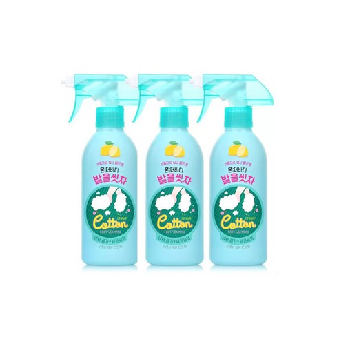 온더바디 발을 씻자 풋샴푸 레몬 385ml x3개, 3개