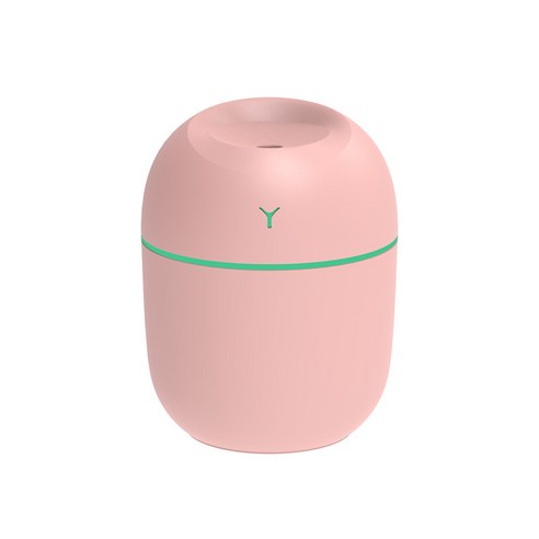 DFMEI 신제품 USB 음소거 대백가습기 아이디어 휴대용 안개량 미니 테이블 가습기, usb-잭, 쿠키2세대220ML-핑크