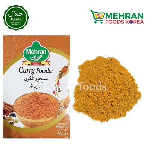 MEHRAN Curry Powder 200g 메란 커리 파우더 (향신료), 1개