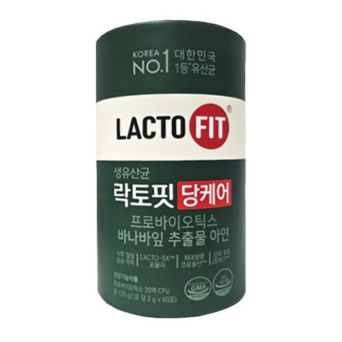 종근당 락토핏 당케어 유산균 pbs 혈당유산균 60포, 1개, 60스틱