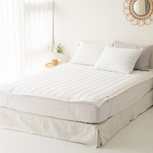 편안하고 위생적인 수면을 위한 마이크로모달 워싱 밴드고정형 침대패드