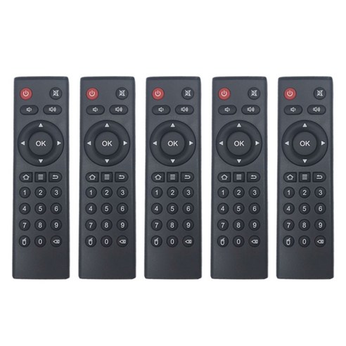노 브랜드 5Pcs 원격 제어 TX6/TX8/TX5/TX9Pro/TX3 최대 교체용 지능형 Android TV 상자 제어, TV 원격 제어