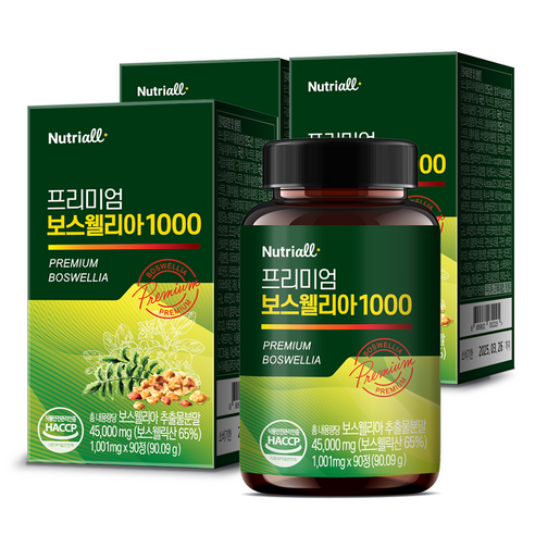 보스웰리아 1000 90정 45000mg 함유 식약처 HACCP, 2개