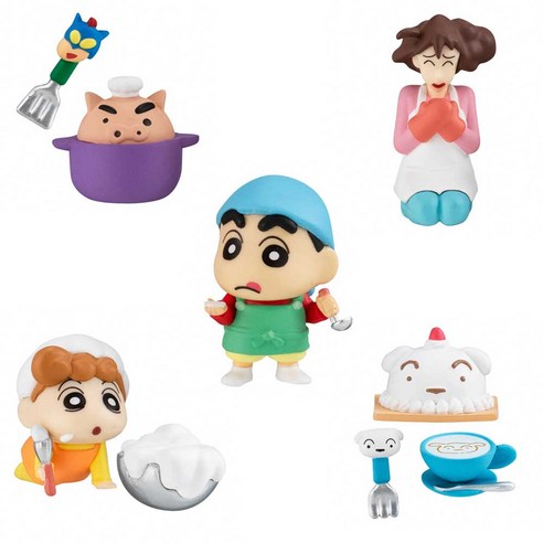 짱구는 못말려! 귀여운 짱구 요리 마스코트 가챠로 식탁을 더욱 즐겁게! 짱구가챠