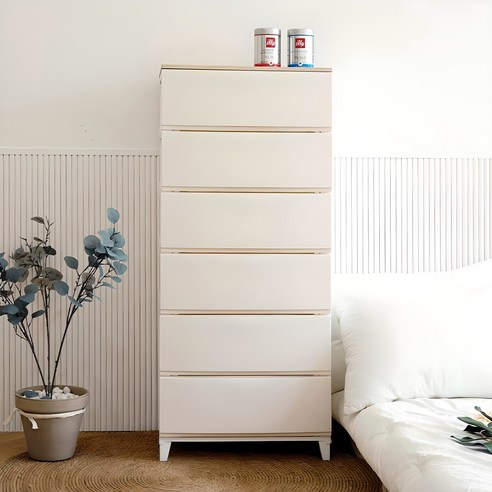 공간을 아늑하게, 보노하우스 세라비 우드상판 와이드형 서랍장 리뷰 6단서랍장