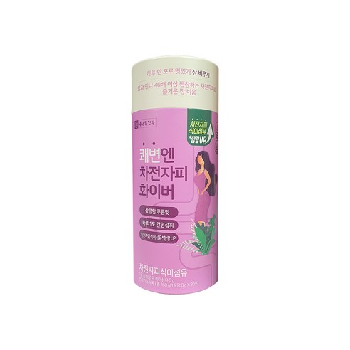 종근당건강 쾌변엔 차전자피 화이버 20포, 8g, 20개