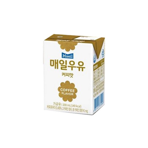 매일우유 커피맛, 200ml, 72개