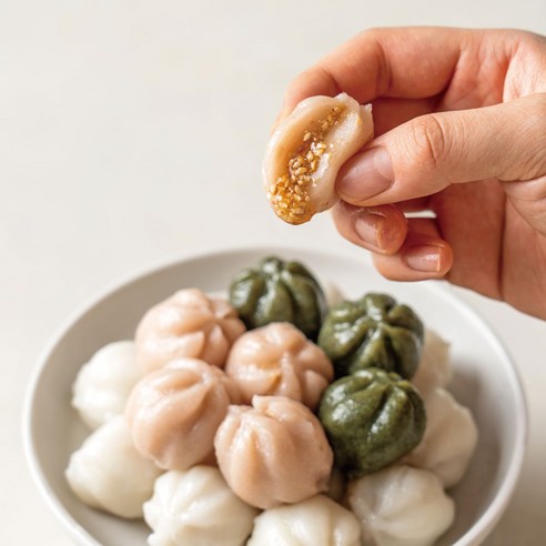 창억 3색 모듬 꿀떡 개별포장 600g, 1개